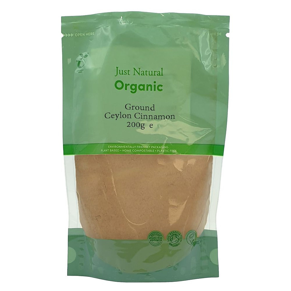 Just Natural Herbs Organic Ground Ceylon Cinnamon 200g