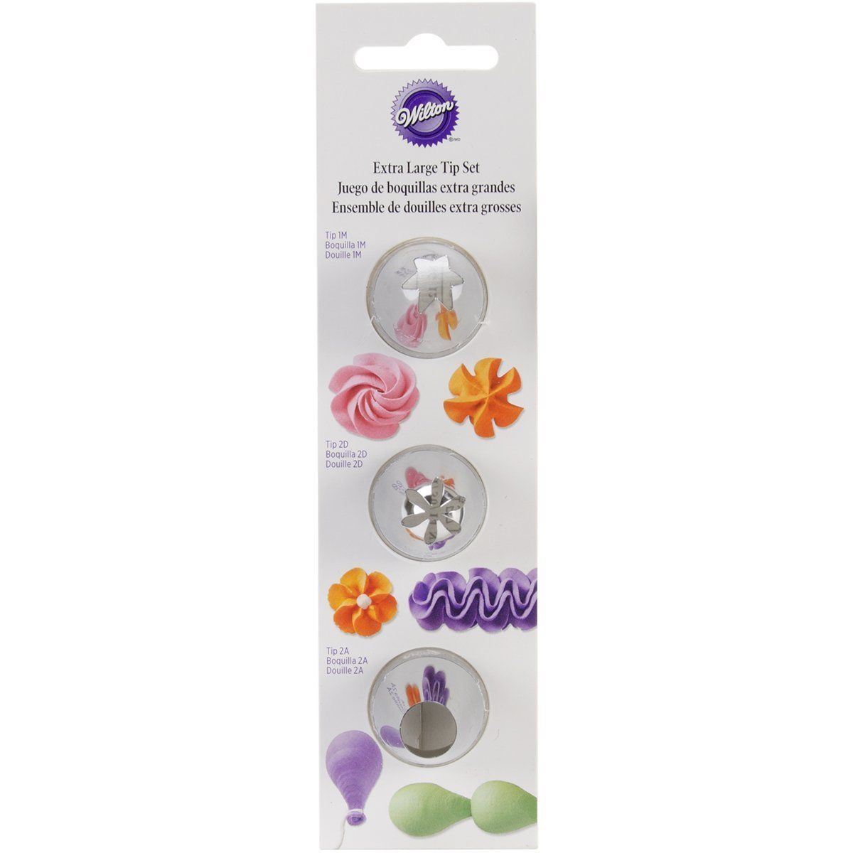 Wilton Decorating Extra Large Tip #1704 Set