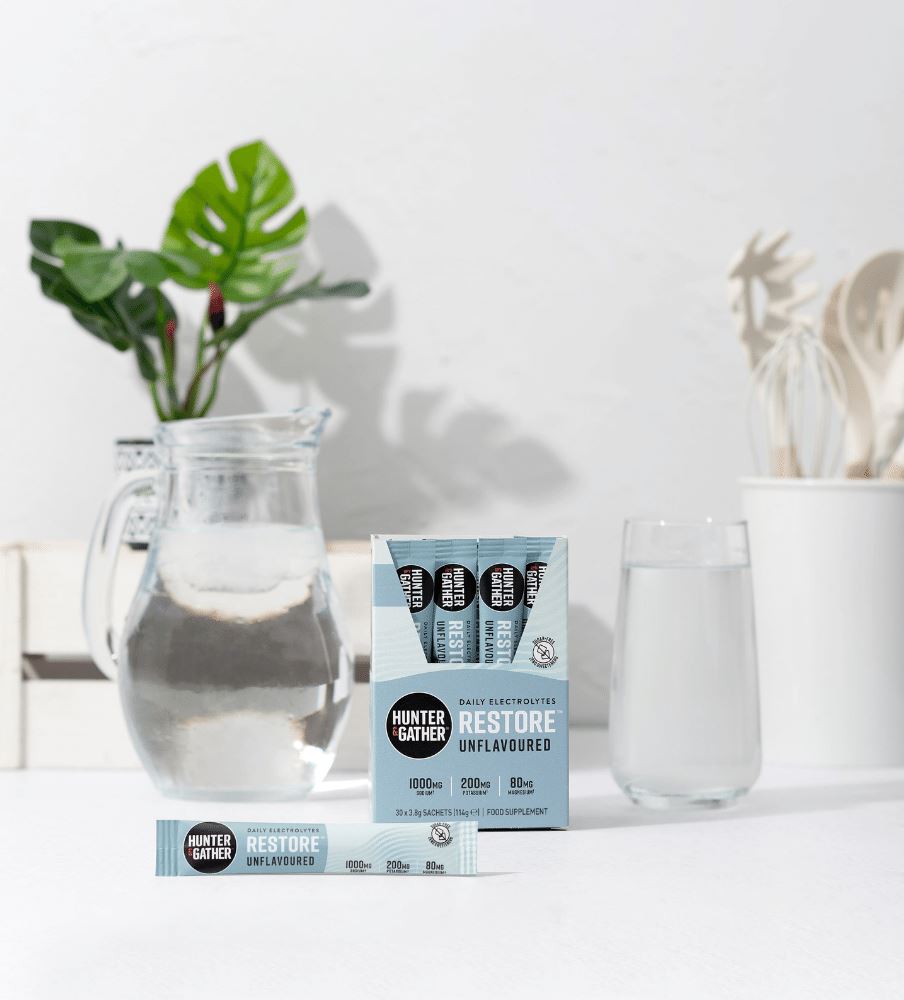 Hunter & Gather Restore Unflavoured Electrolyte Sachets 30 x 3.75g per pack