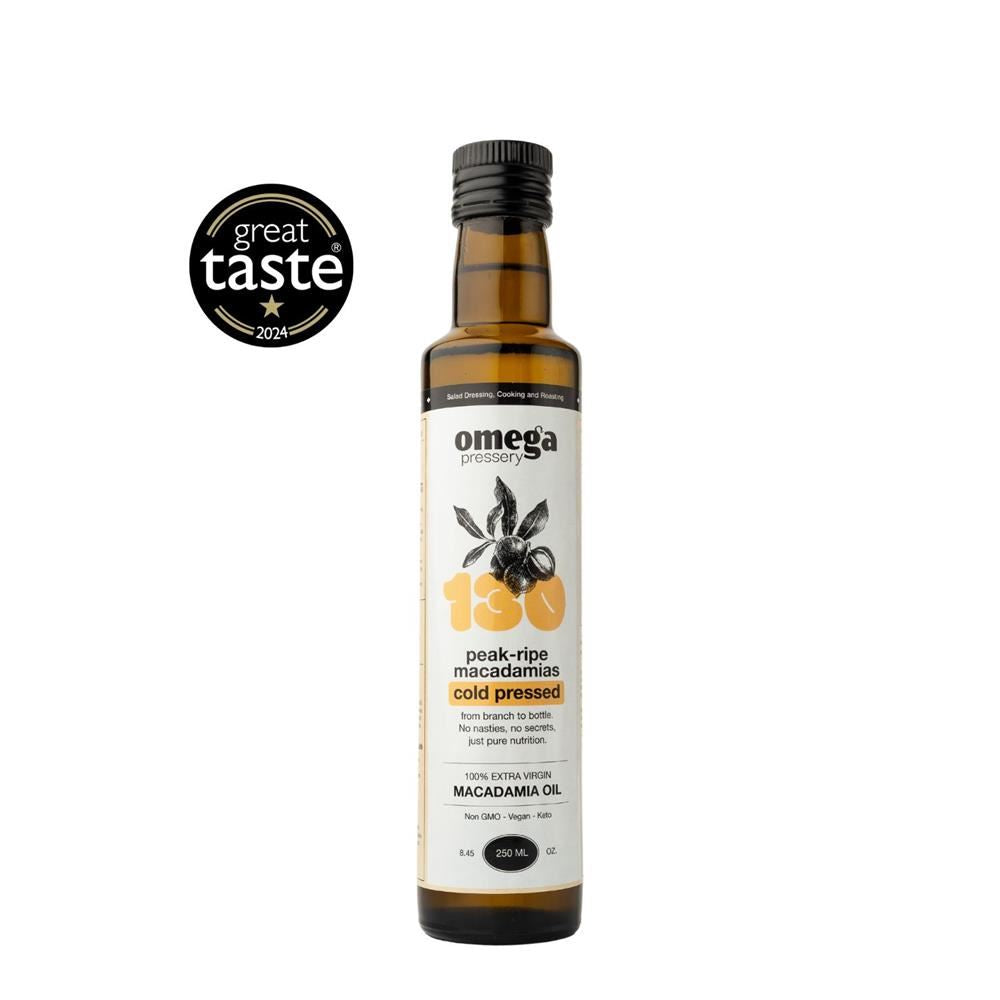 Omega Pressery Extra Virgin Macadamia Oil 250ml