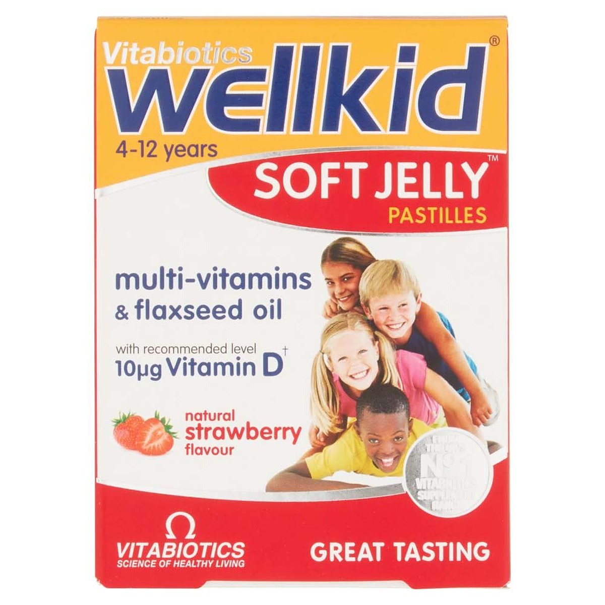 Vitabiotics Wellkid Soft Jelly Strawberry - 30 Pastilles - image 2