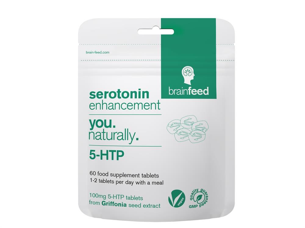 Brain Feed Serotonin Enhancement 5HTP 60 Tablets