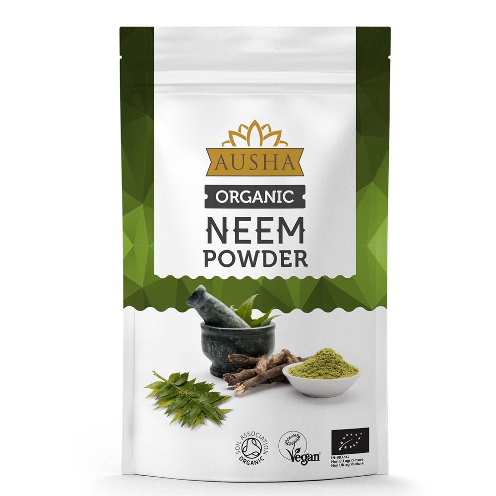 AUSHA Organic Neem Powder 100g