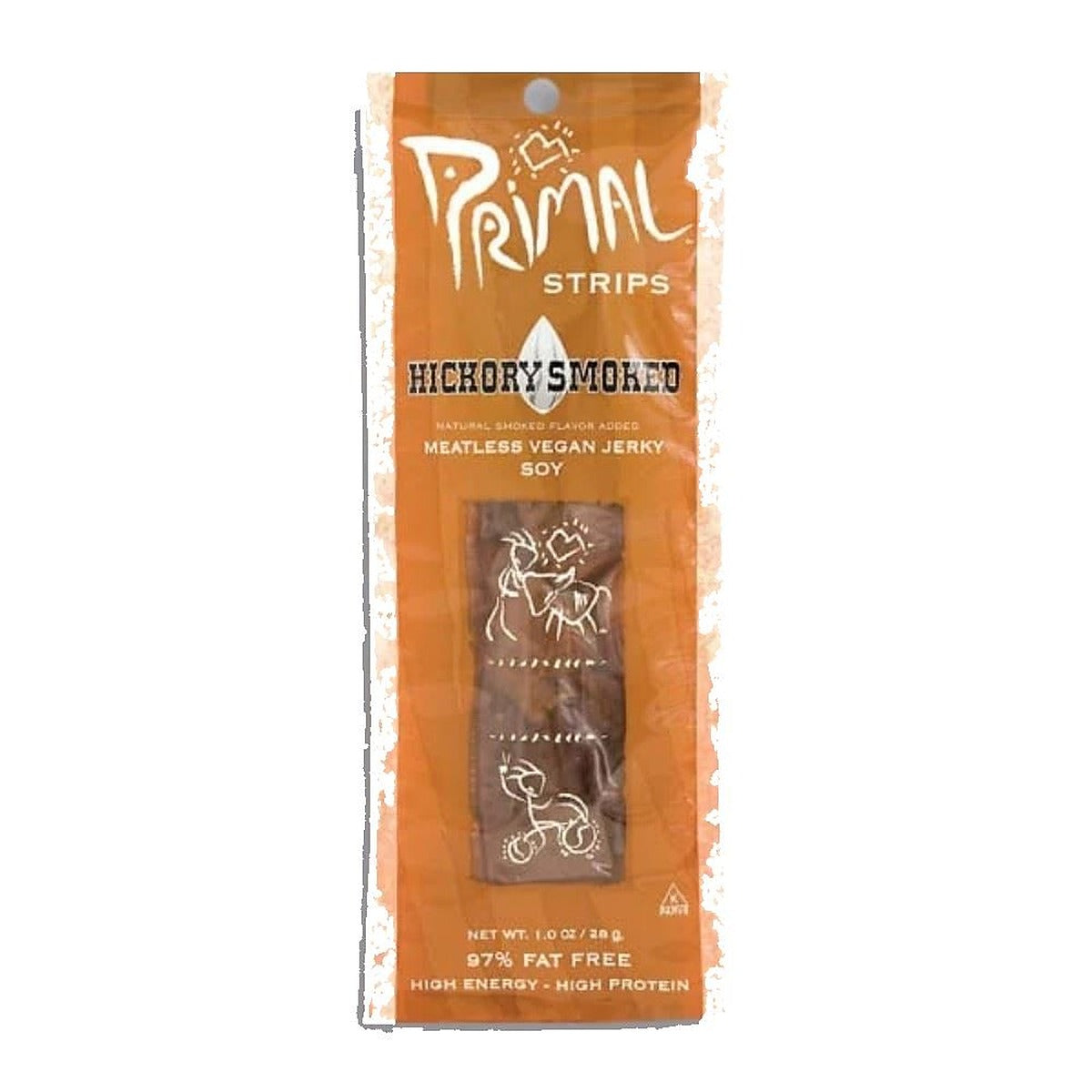 Primal Spirit Vegan Jerky Strips Hickory Smoked 28g