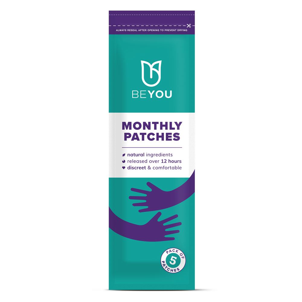 BeYou Monthly Patches, Menstrucal Cups, Foam & Anti-Chafing Cream - All Sizes