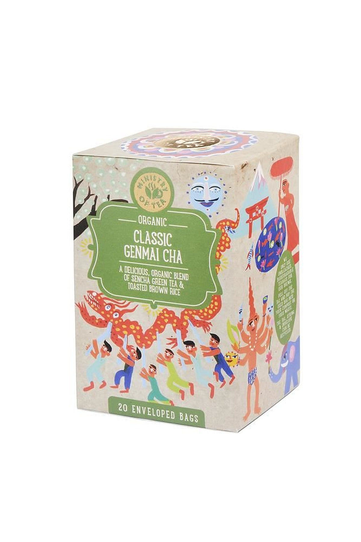 Ministry of Tea Organic Classic Genmai Cha Tea 20 bags