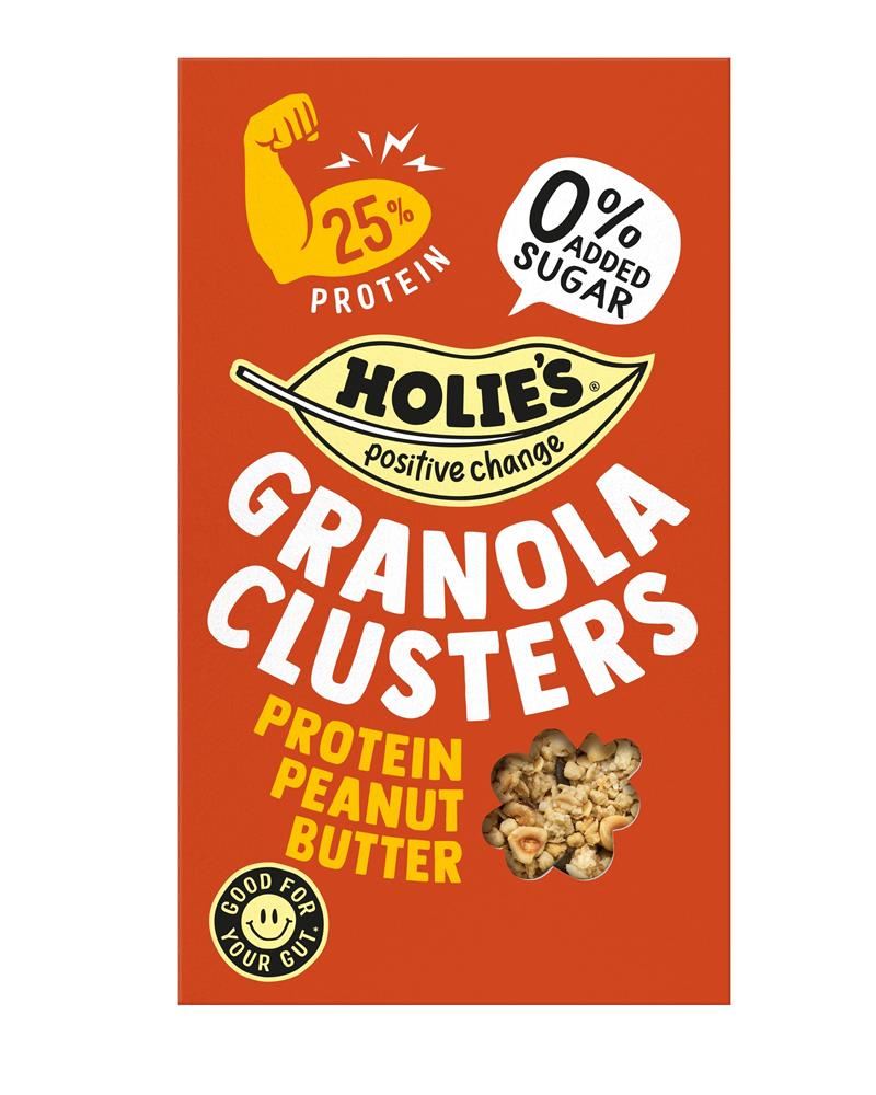 Holies Granola Clusters Protein Peanut Butter 400g - 2 Pack