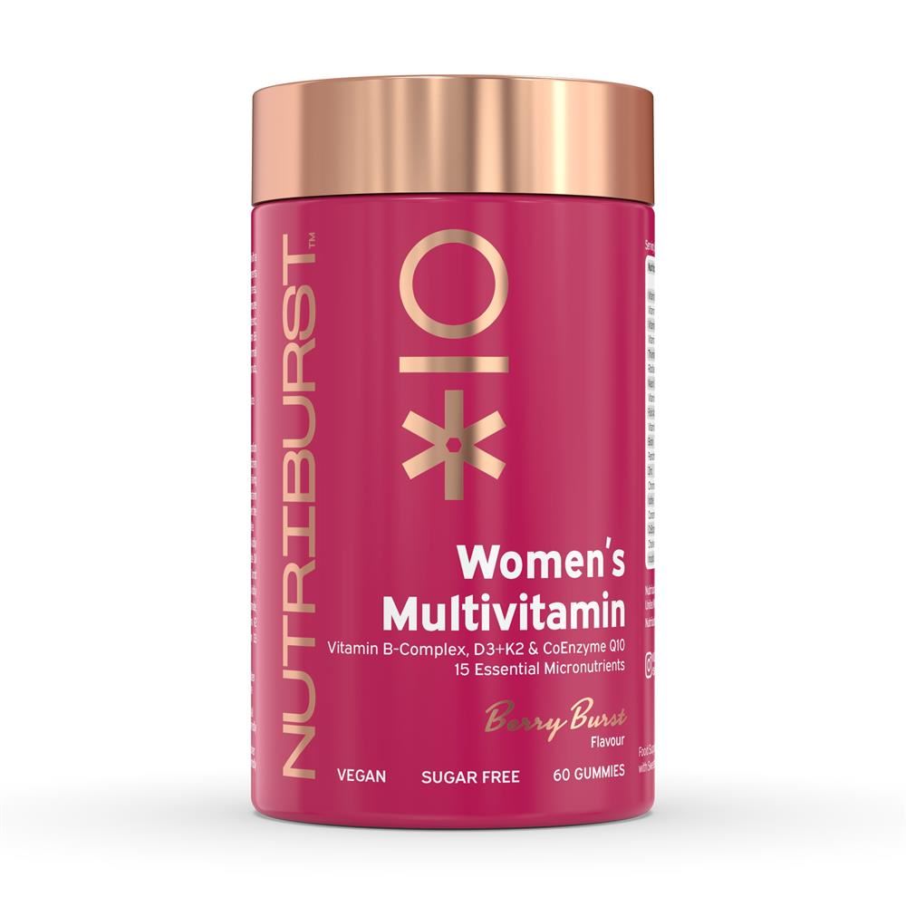 Nutriburst Sugar-Free Vegan Women's Multivitamin 60 Gummies