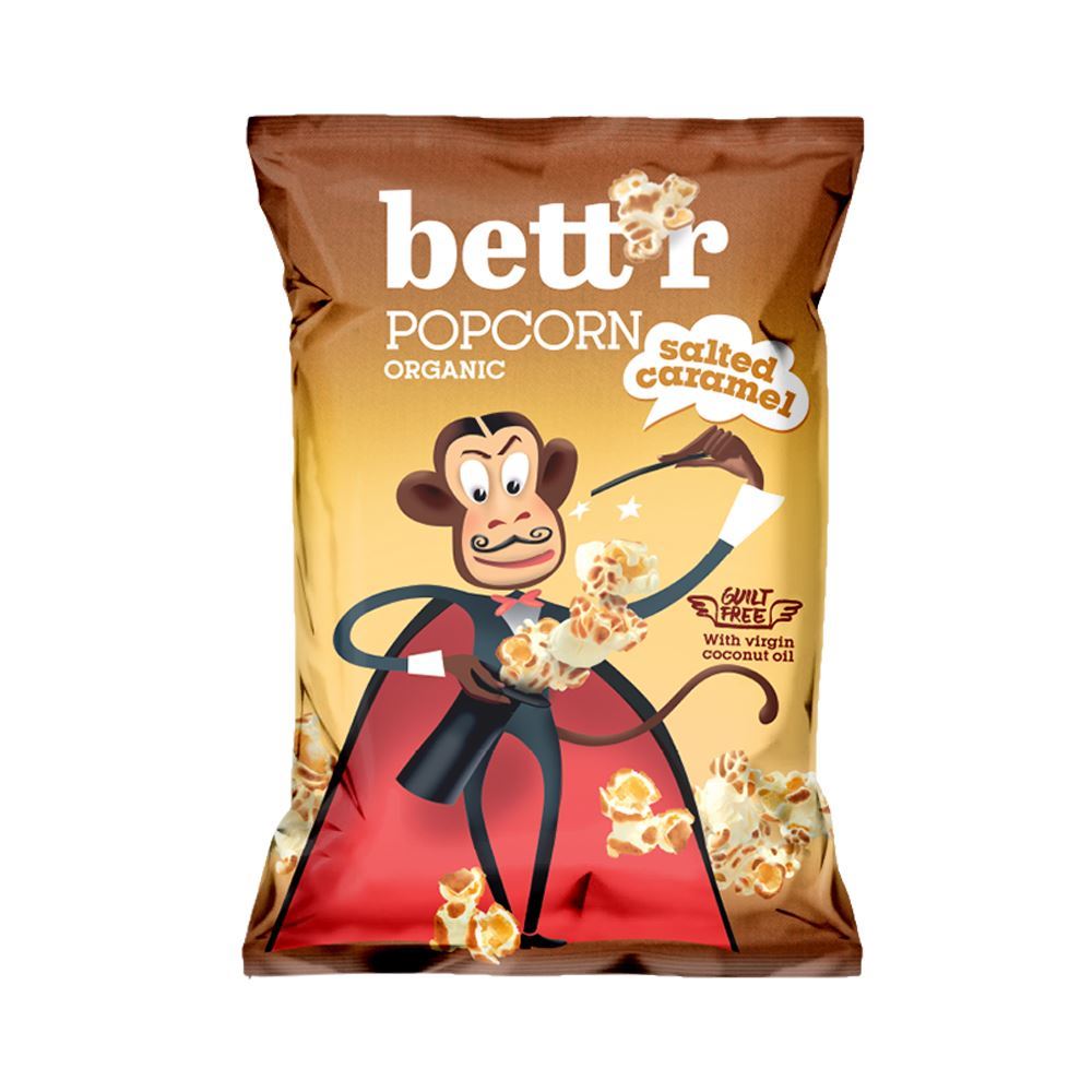 Bettr Popcorn Salted Caramel 60g - 6 Pack