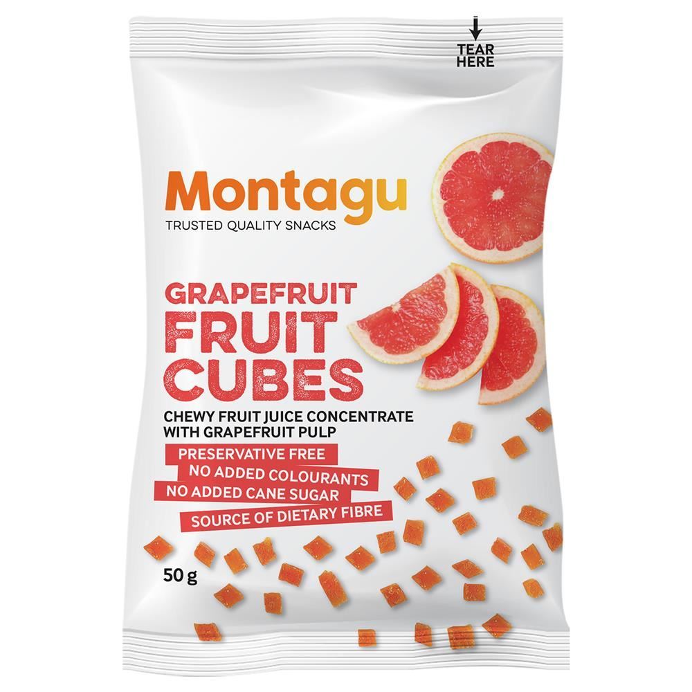 Montagu Grapefruit Fruit Cubes 40g - 10 Pack