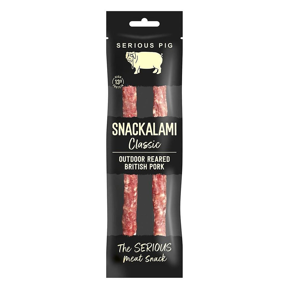 Serious Pig Snackalami Classic 30g - 24 Pack