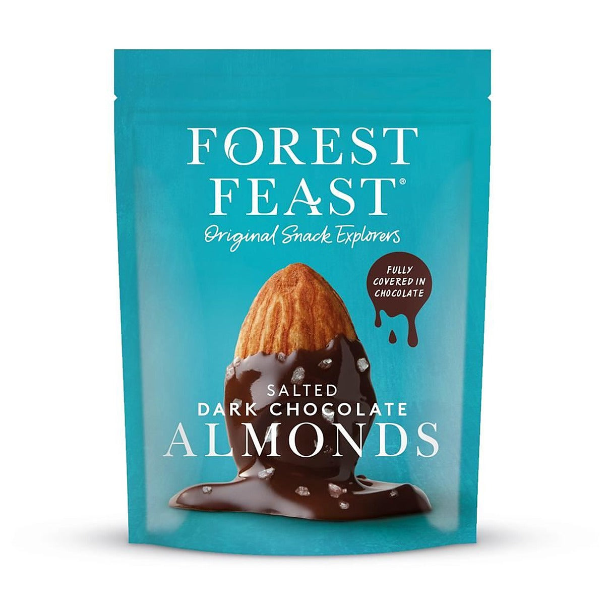 Forest Feast Salted Dark Chocolate Almonds 120g