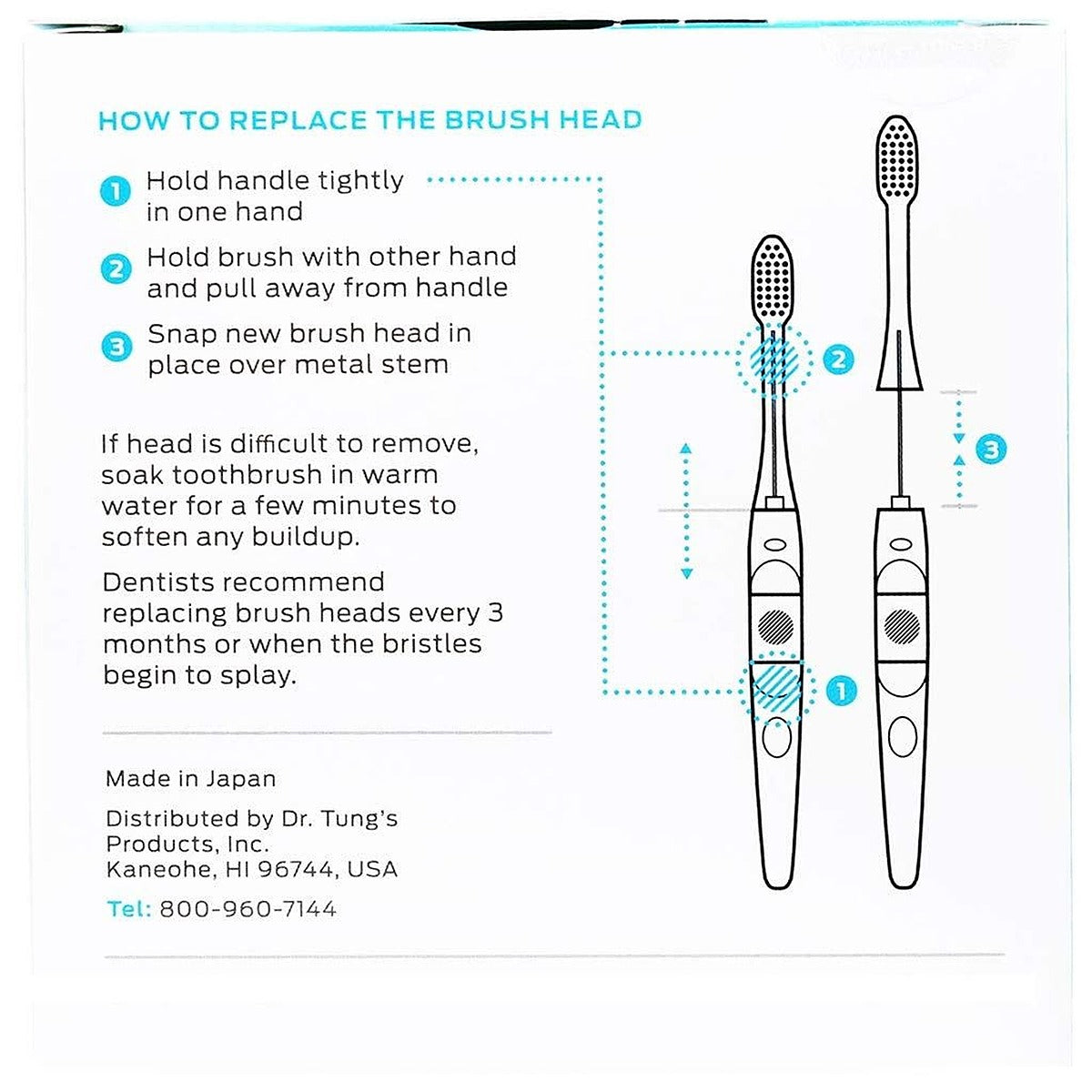 Dr Tung's Ionic Toothbrush Replacement Brush Heads - image 2