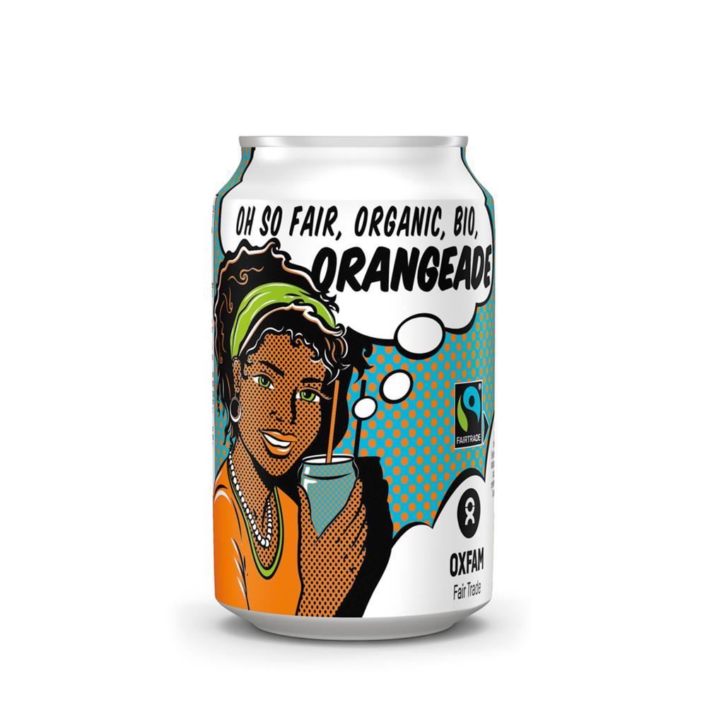 Oxfam Fair Trade ORGANIC Orangeade 330ml - 12 Pack