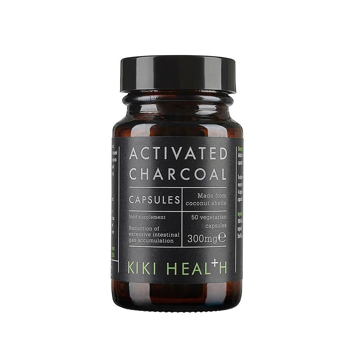 KIKI Health Activated Charcoal 50 Vegicaps