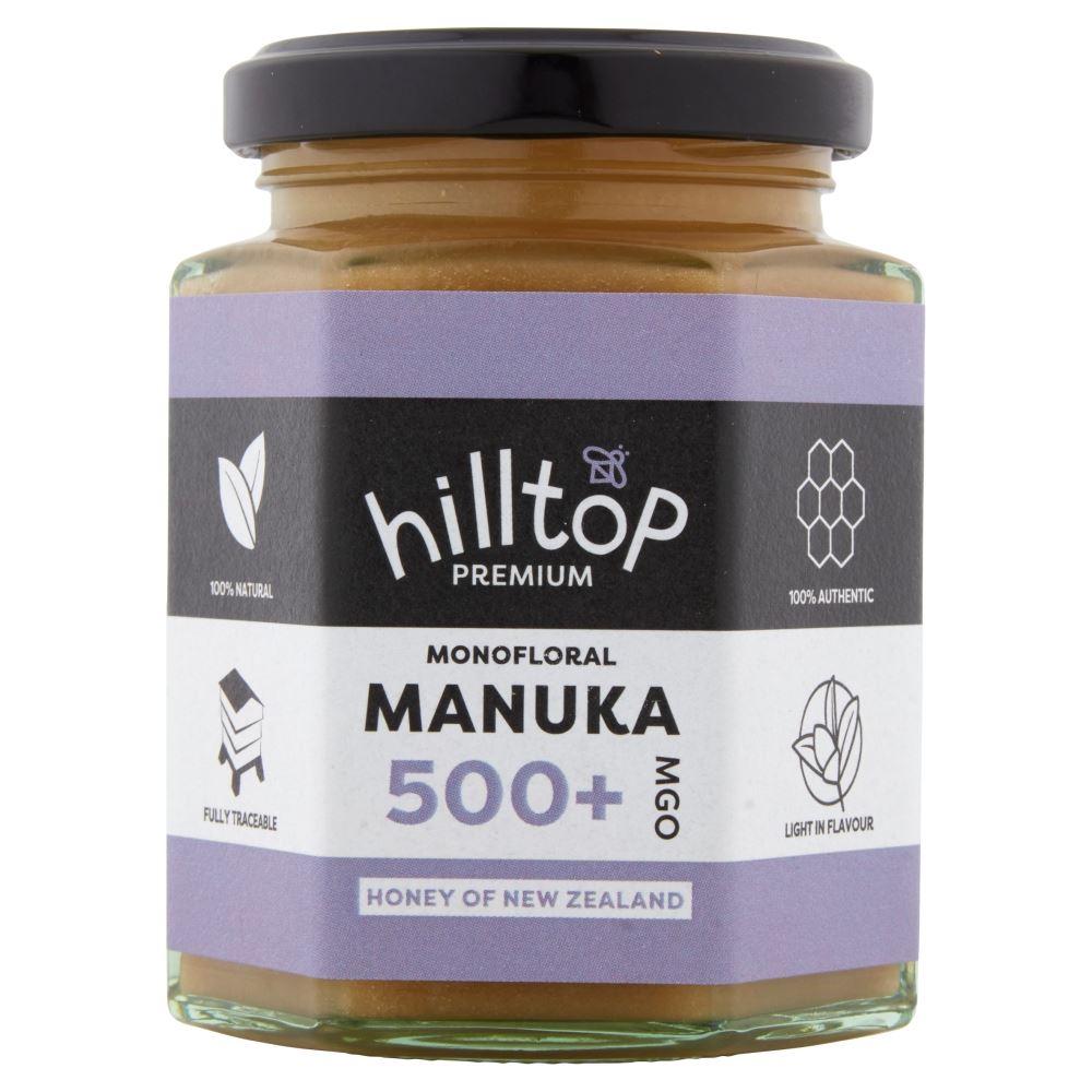 Hilltop Honey Hilltop Manuka Honey MGO 500+ 225g