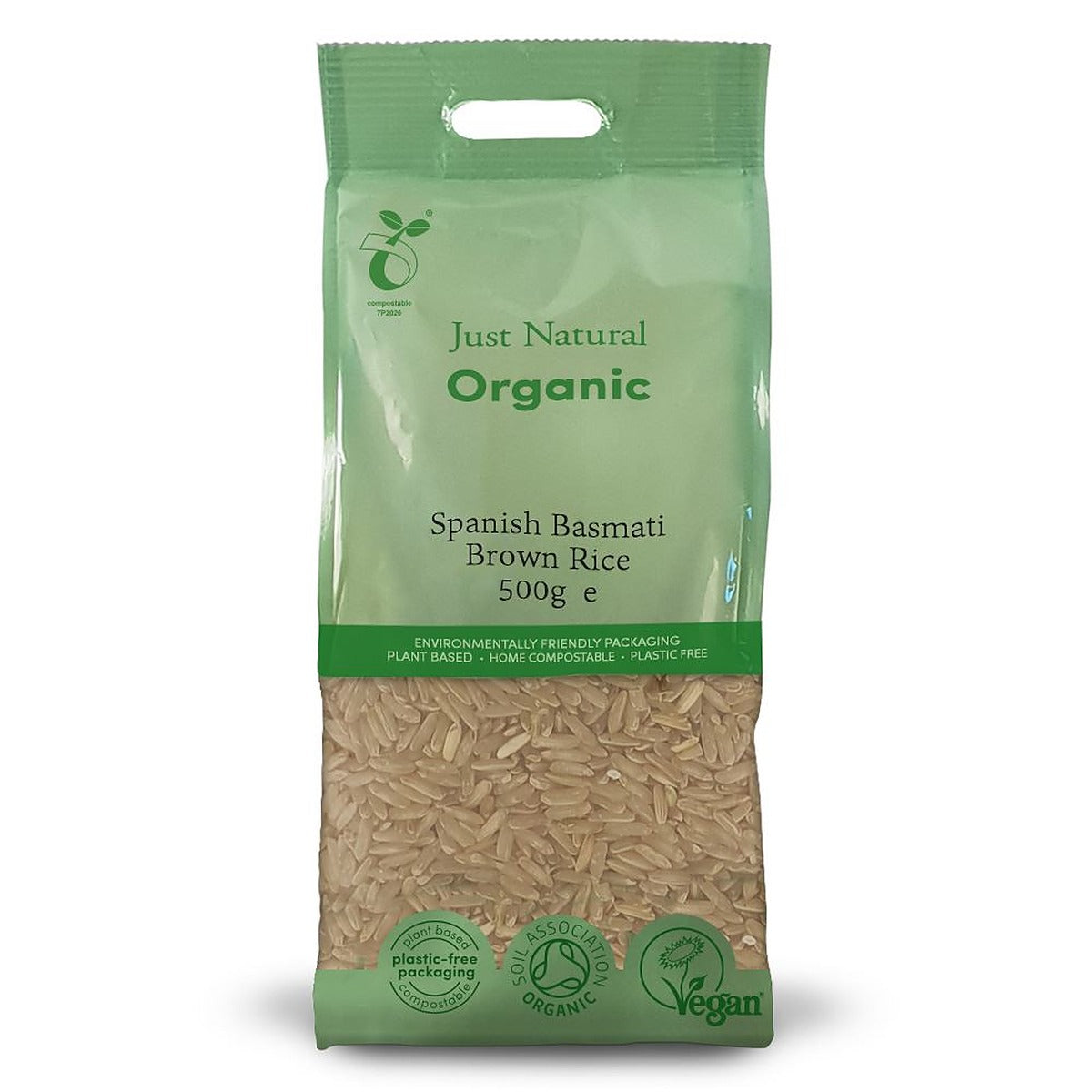 Just Natural Organic Organic Spanish Basmati (Arodelta) Brown Rice 500g