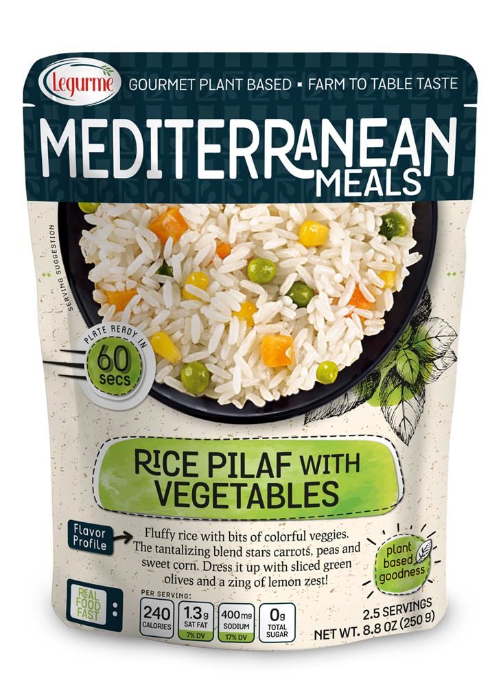 Legurme Rice With Vegetable Garnish 250g - 12 Pack