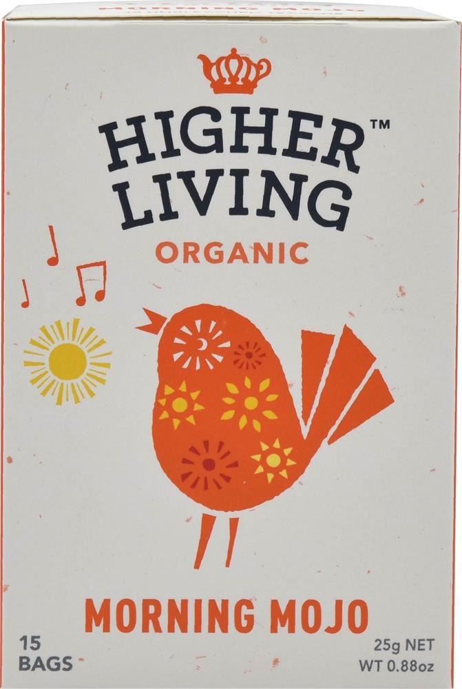 Higher Living Morning Mojo Organic Infusion - 15 Teabags