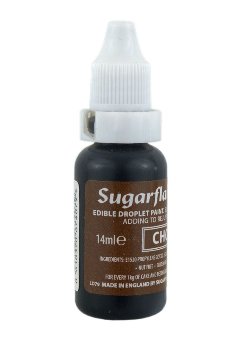 Sugarflair Edible Droplet Paint Liquid - 14ml All Shades
