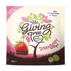 Giving Tree Snacks Freeze Dried Strawberry Crisps 18g - 12 Pack