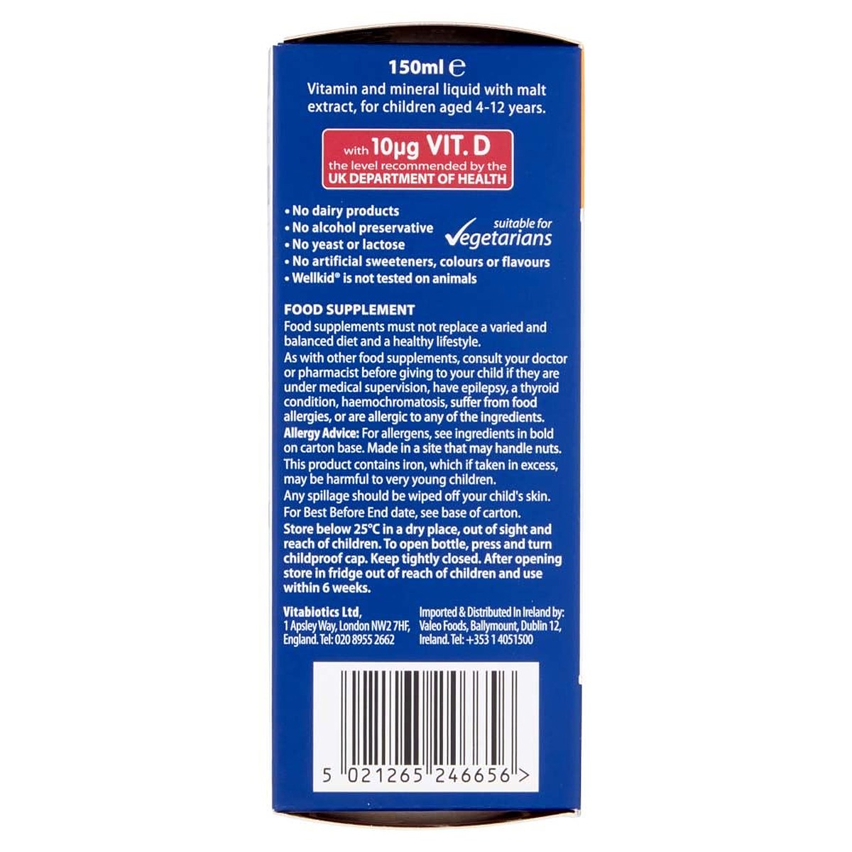 Vitabiotics Wellkid Multi-Vitamin Liquid - 150ml - image 3