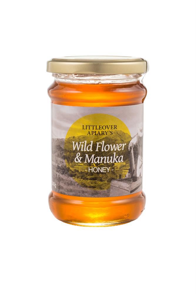 Littleover Apiaries Wildflower & Manuka Honey 340g