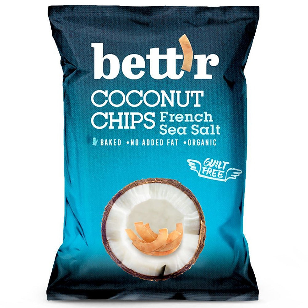 Bettr Coconut Chips with French Sea Salt 40g - 8 Pack