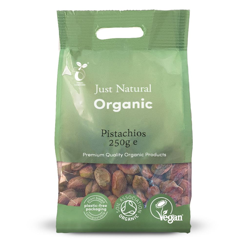 Just Natural Organic Organic Raw Pistachio Kernels 250g