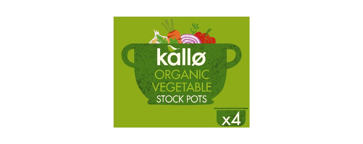 Kallo Organic Vegetable Stock Pot 4x24g