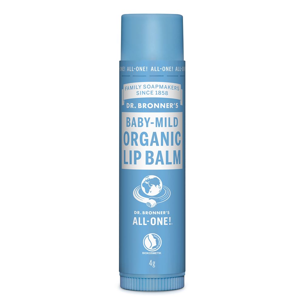 Dr Bronner Organic Lip Balm Baby Mild 4g