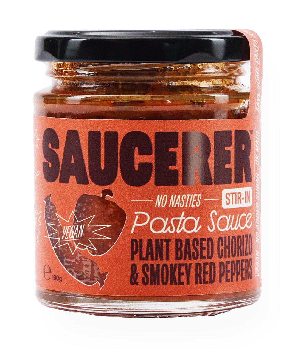 The Saucerer Plant Based Chorizo & Red Peppers 190g