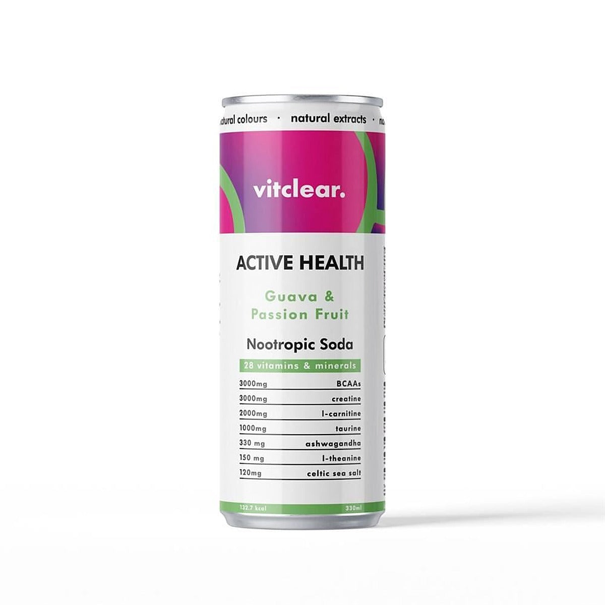 Vitclear Active Health Nootropic Soda 330ml