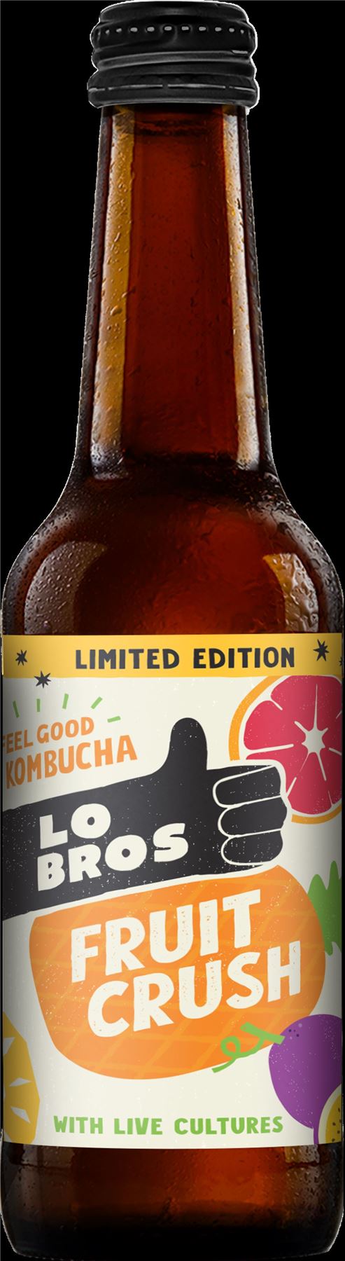 Lo Bros Kombucha - Fruit Crush Low Sugar 330ml
