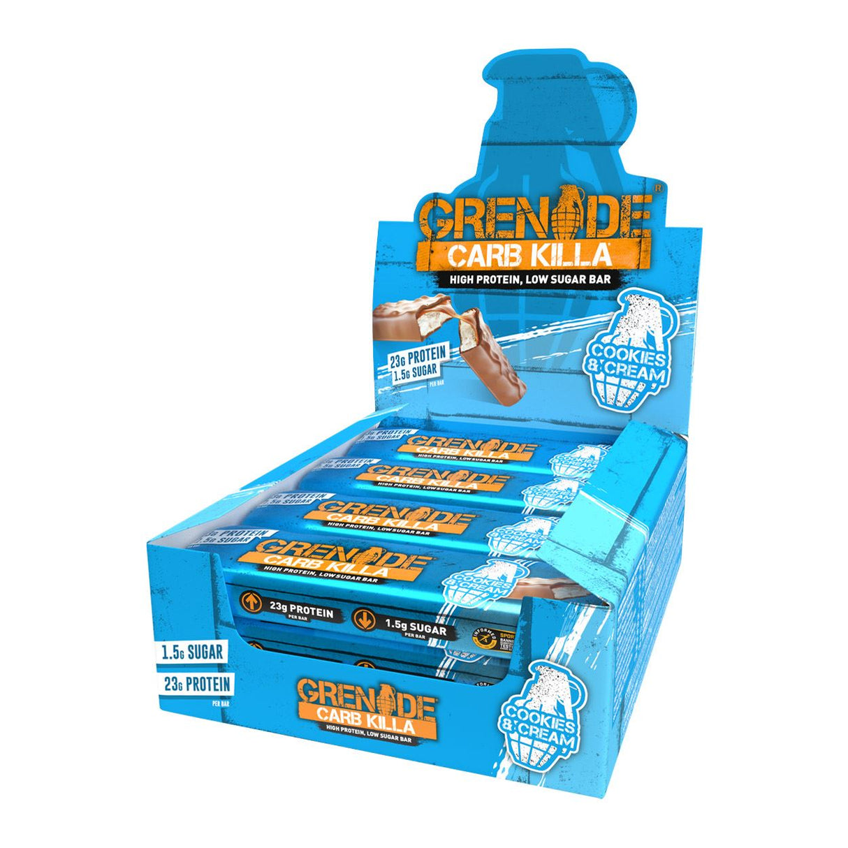 Grenade Carb Killa Protein Bars - All Flavours - 60g - Pack of 12