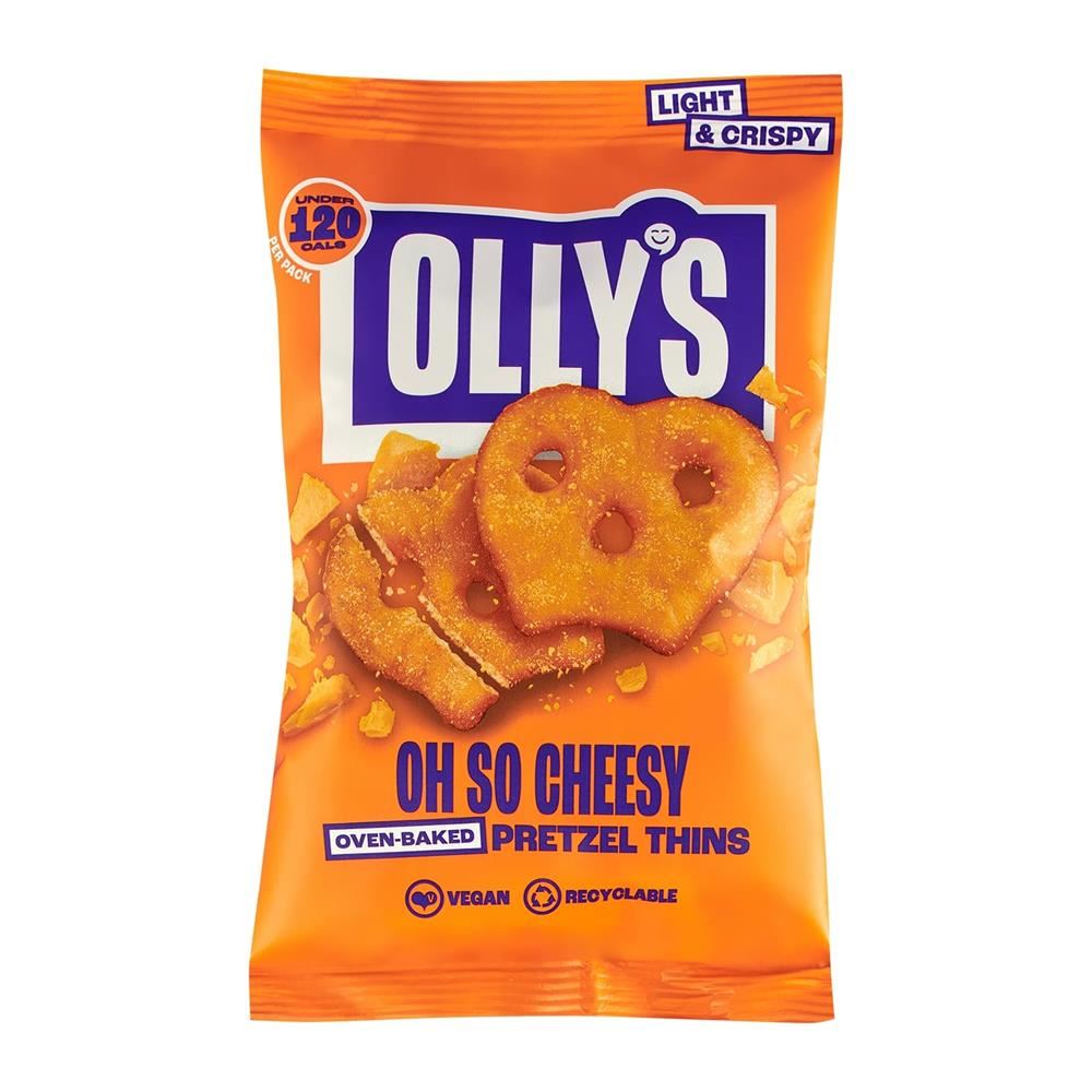 Ollys Oh So Cheesy Pretzel Thins 35g