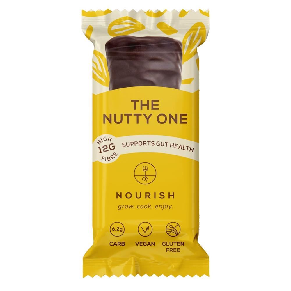 Nourish Grow Cook Enjoy The Nutty One - Chocolate Coconut Brownie 50g - 14 Pack