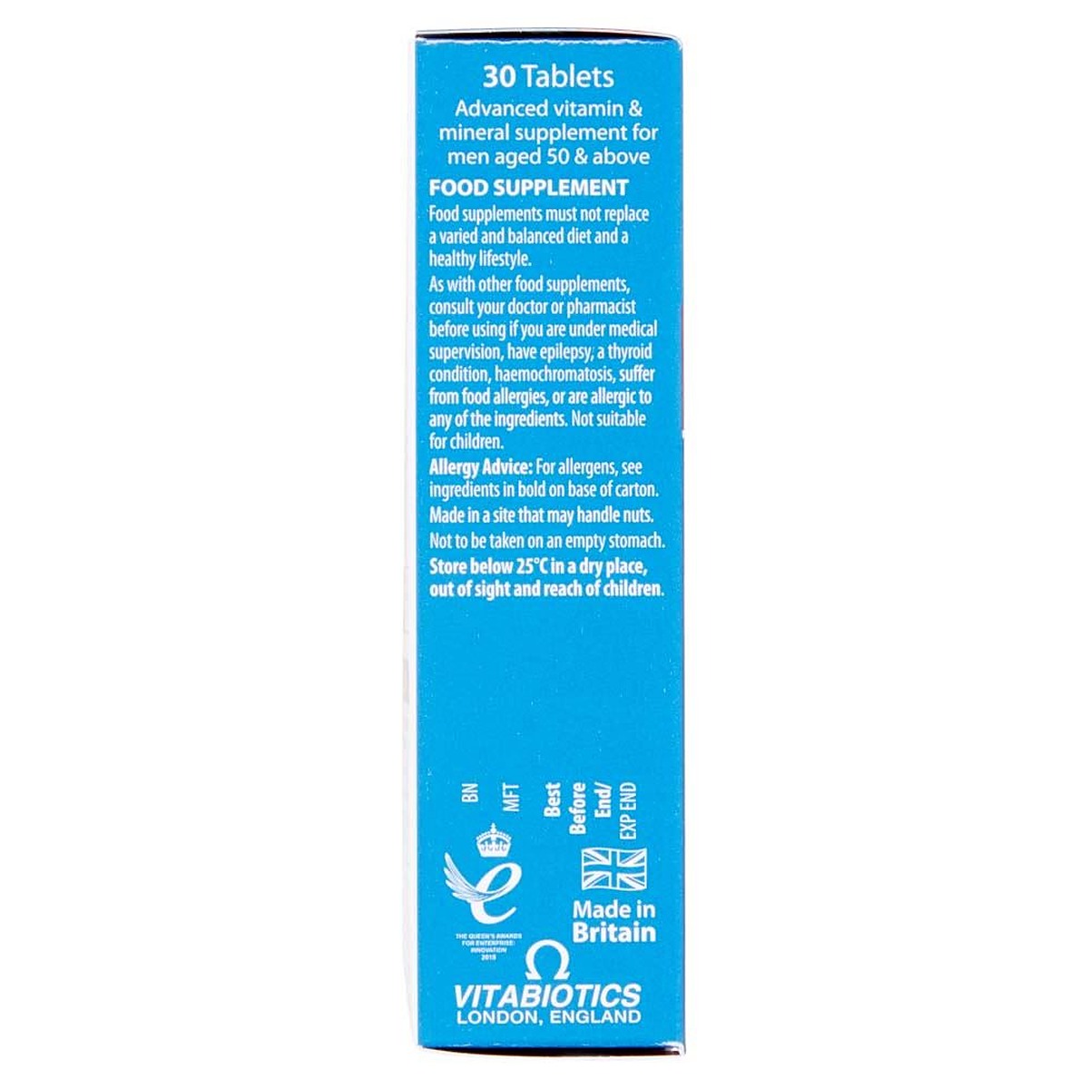 Vitabiotics Wellman 50+ - 30 Tablets - image 3