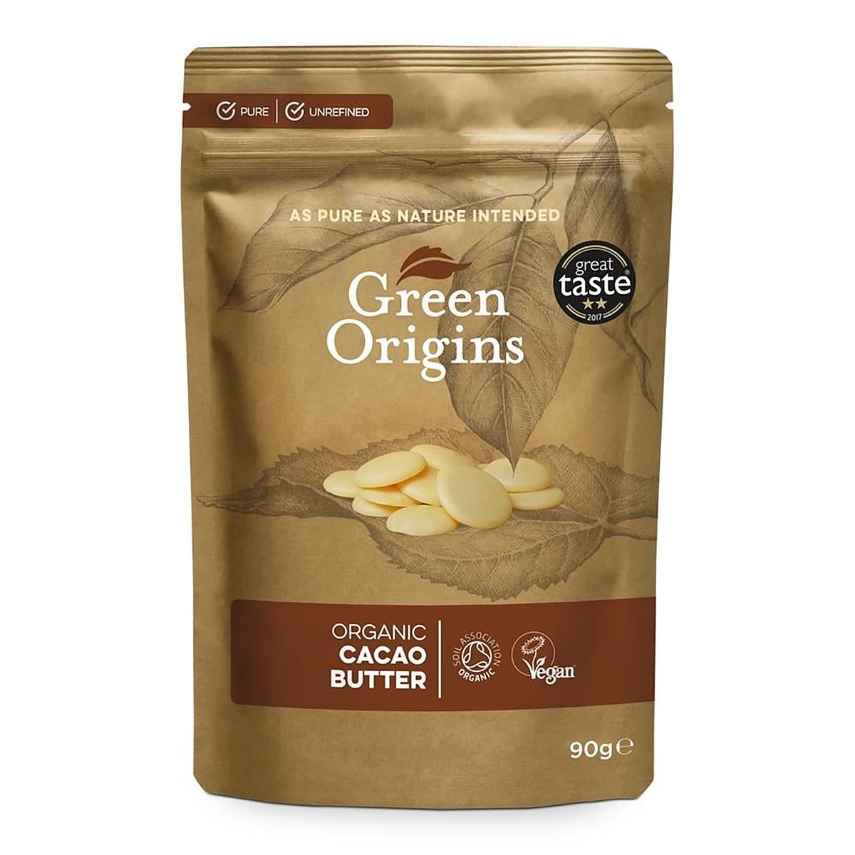 Green Origins Organic Cacao Butter 90g