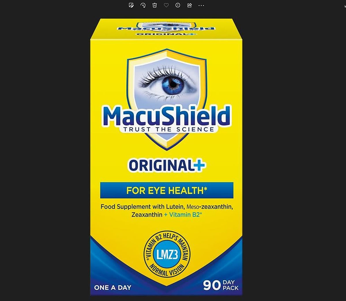 Macushield Original+ 90 Capsules
