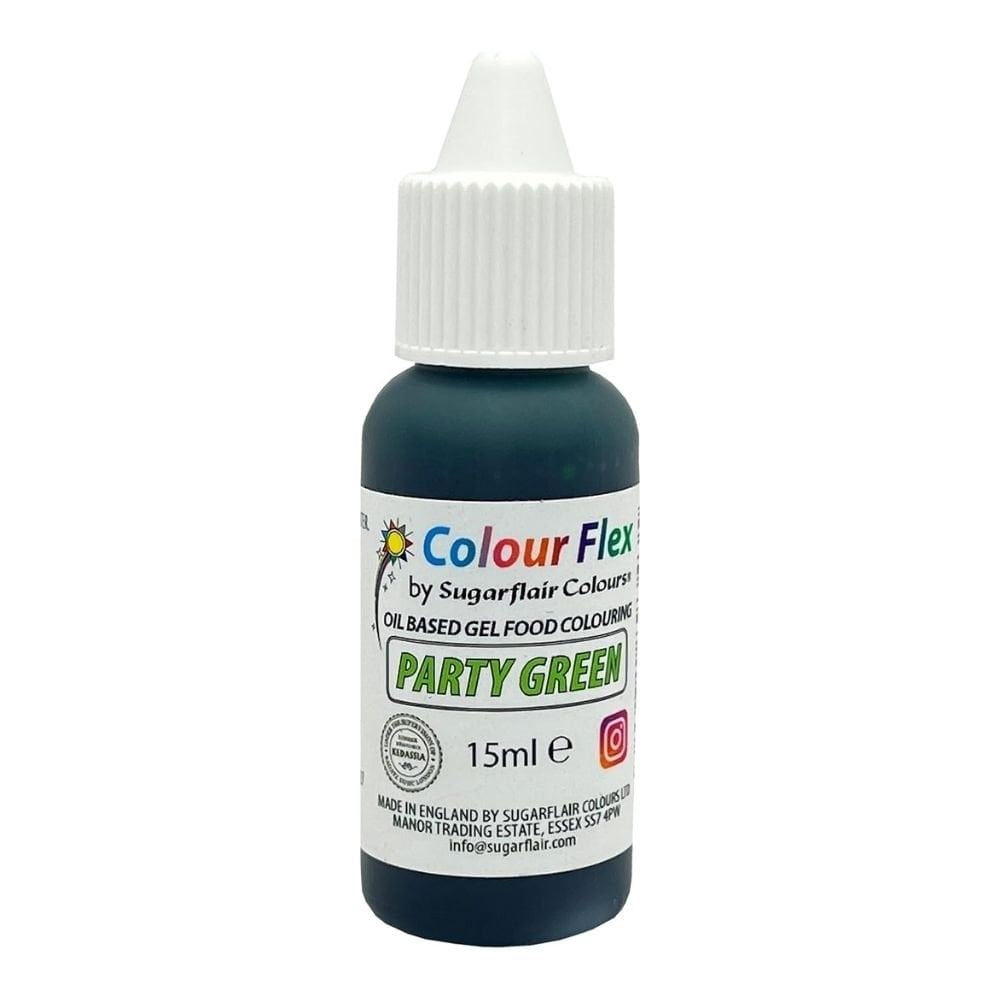 Sugarflair Colour Flex Oil Based Food Colouring Gel 15ml - All Colour
