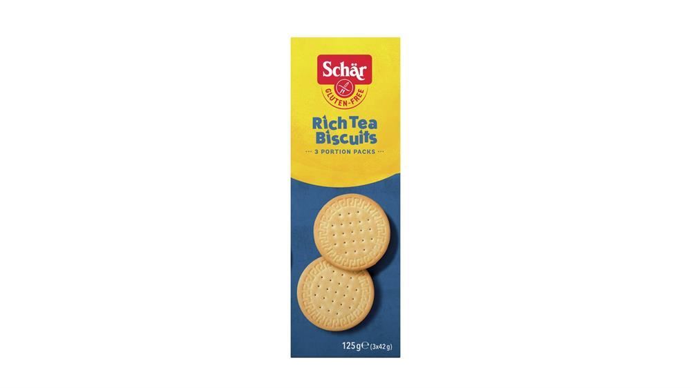 Schar Gluten Free Rich Tea Biscuits 125g - 6 Pack