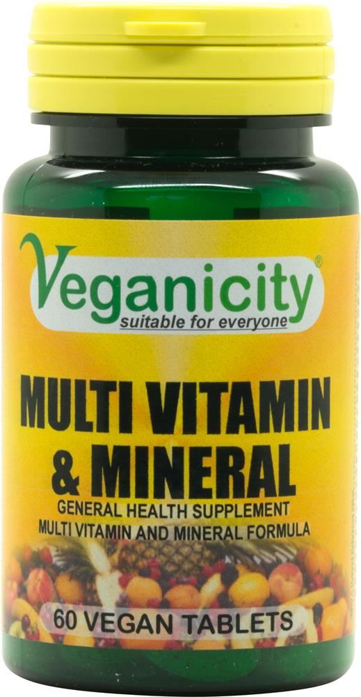 Veganicity Multi Vitamins & Minerals 60 Vtabs