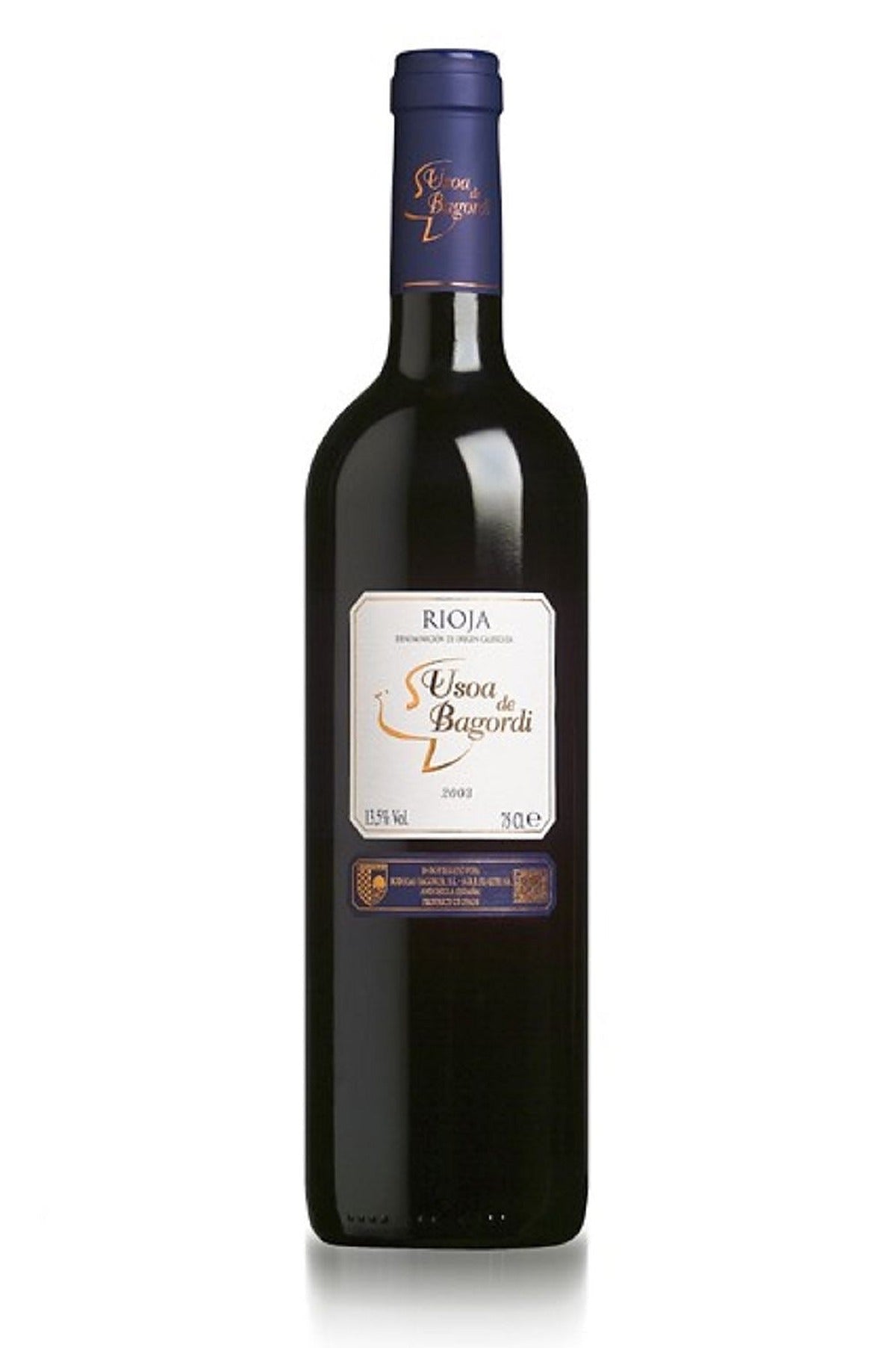 V Collection Red Wine - Rioja Usoa de Bagordi DO Bodegas Bagordi Spain 750ml