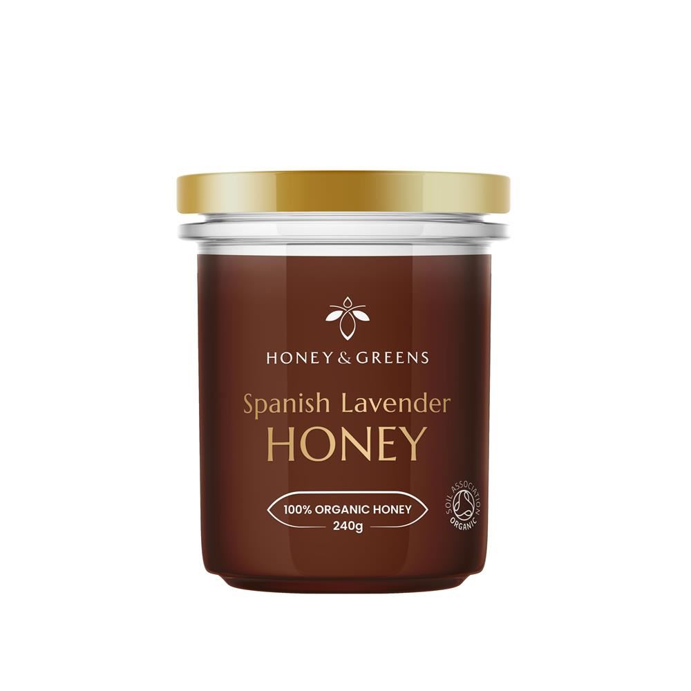 Honey and Greens Organic Lavender Honey 240g