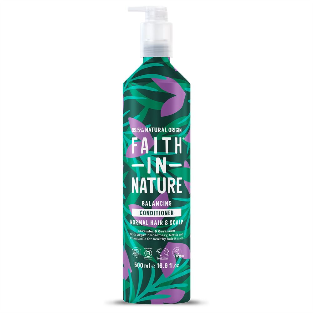 Faith in Nature Lavender and geranium conditioner - 500ml aluminium