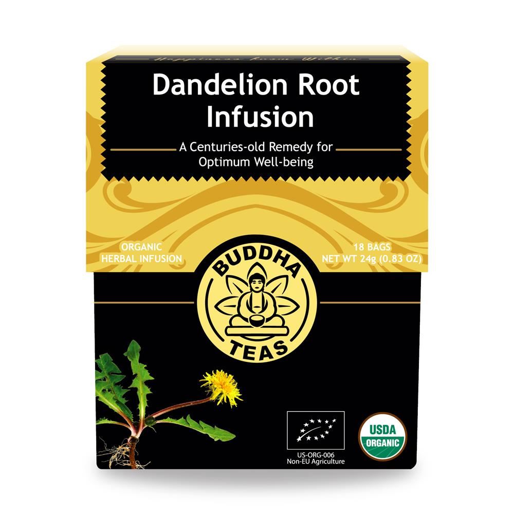 Buddha Teas Organic Dandelion Root Tea 18 Bags