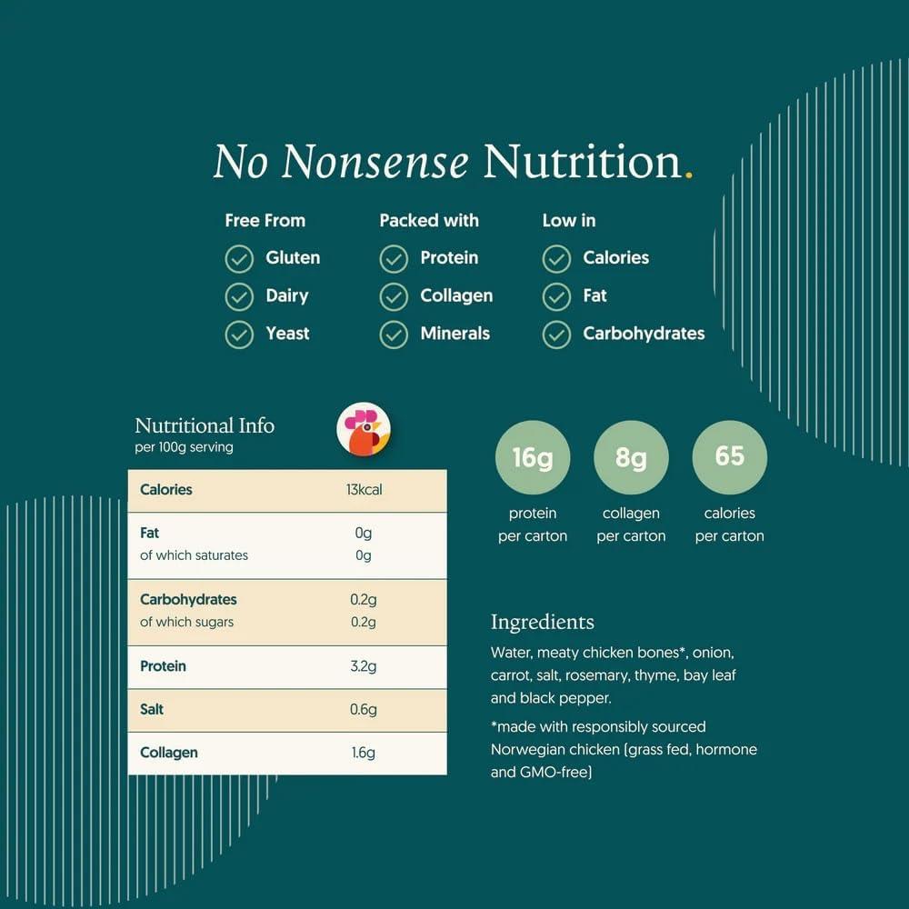 Take Stock Freja Chicken Bone Broth 500ml - 6 Pack