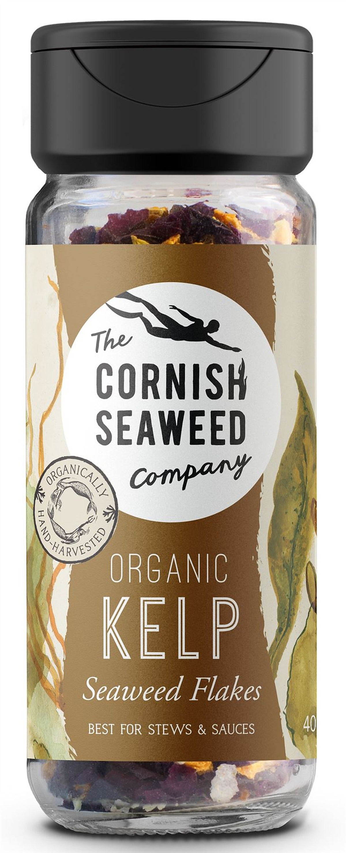 The Cornish Seaweed Company Kelp Seaweed Flakes Shaker 40g