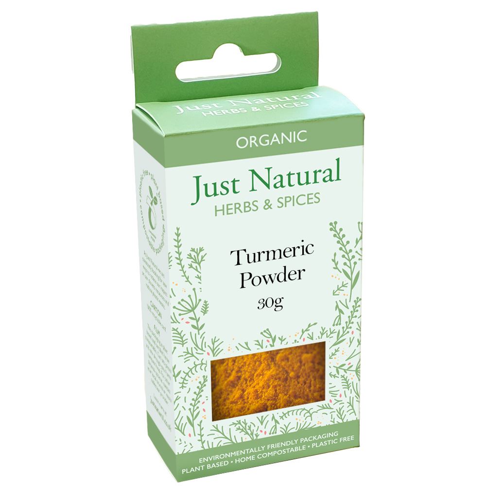 Just Natural Herbs Organic Turmeric (Box) 30g